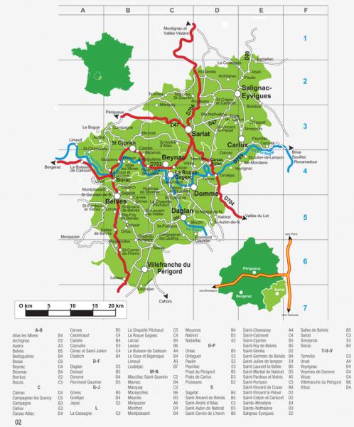 Carte tourisme